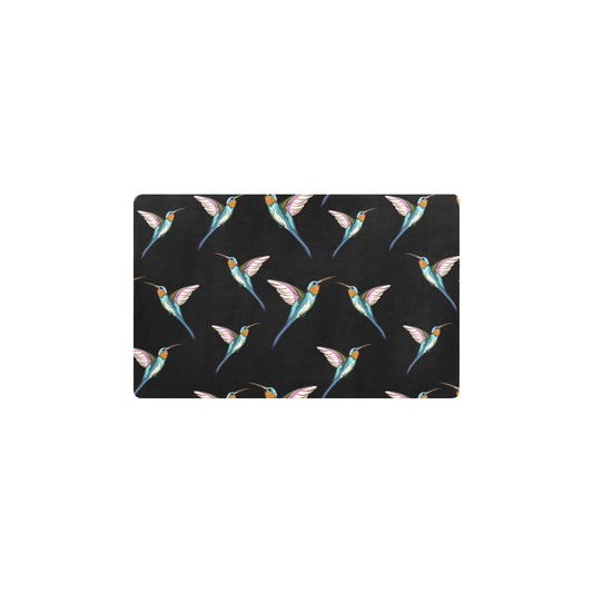 Hummingbird Pattern Print Design 06 Kitchen Mat