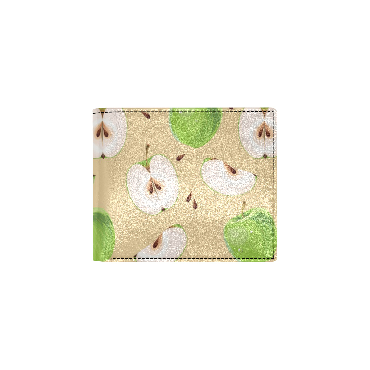 Apple Pattern Print Design AP07 Men's ID Card Wallet