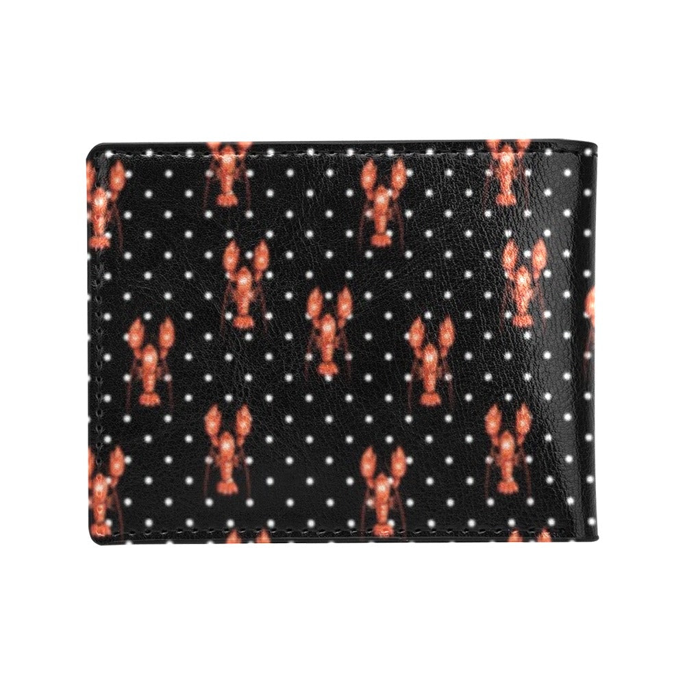 Lobster Print Design LKS401 Men's ID Card Wallet