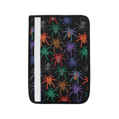 Tarantula Neon Color Pattern Print Design 03 Car Seat Belt Cover