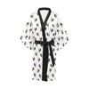 Chicken Pattern Print Design 02 Women's Short Kimono