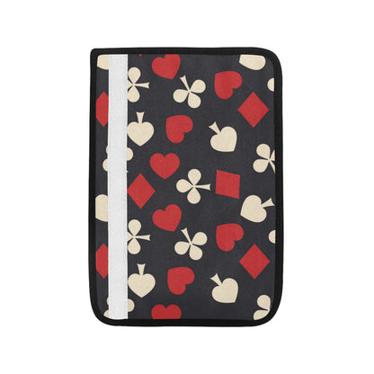 Poker Cards Pattern Print Design A02 Car Seat Belt Cover