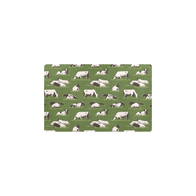 Cow on Grass Print Pattern Kitchen Mat