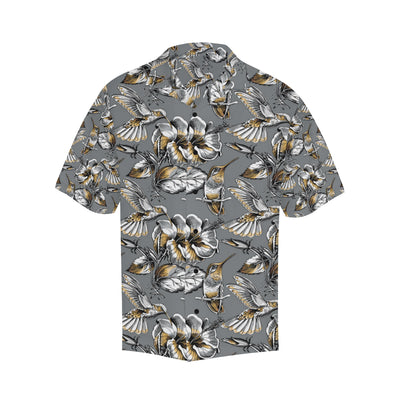 Hummingbird Pattern Print Design 02 Men's Hawaiian Shirt