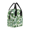 Green Pattern Tropical Palm Leaves Insulated Lunch Bag