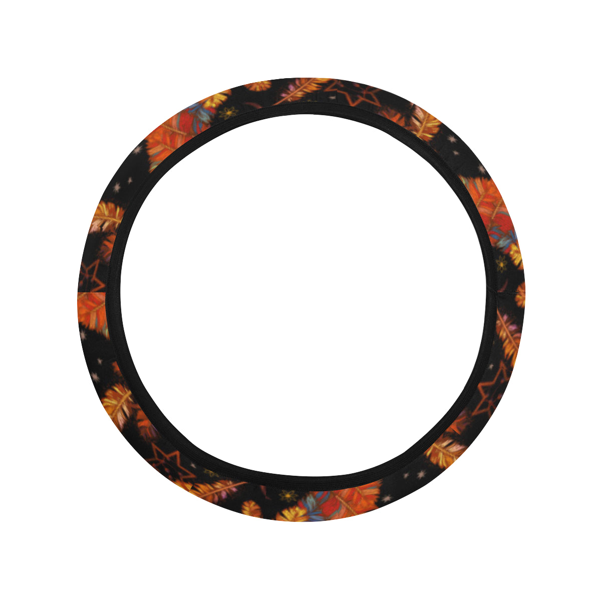 Dream Catcher Native American Design Steering Wheel Cover with Elastic Edge