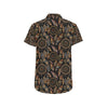 Dream catcher embroidered style Men's Short Sleeve Button Up Shirt