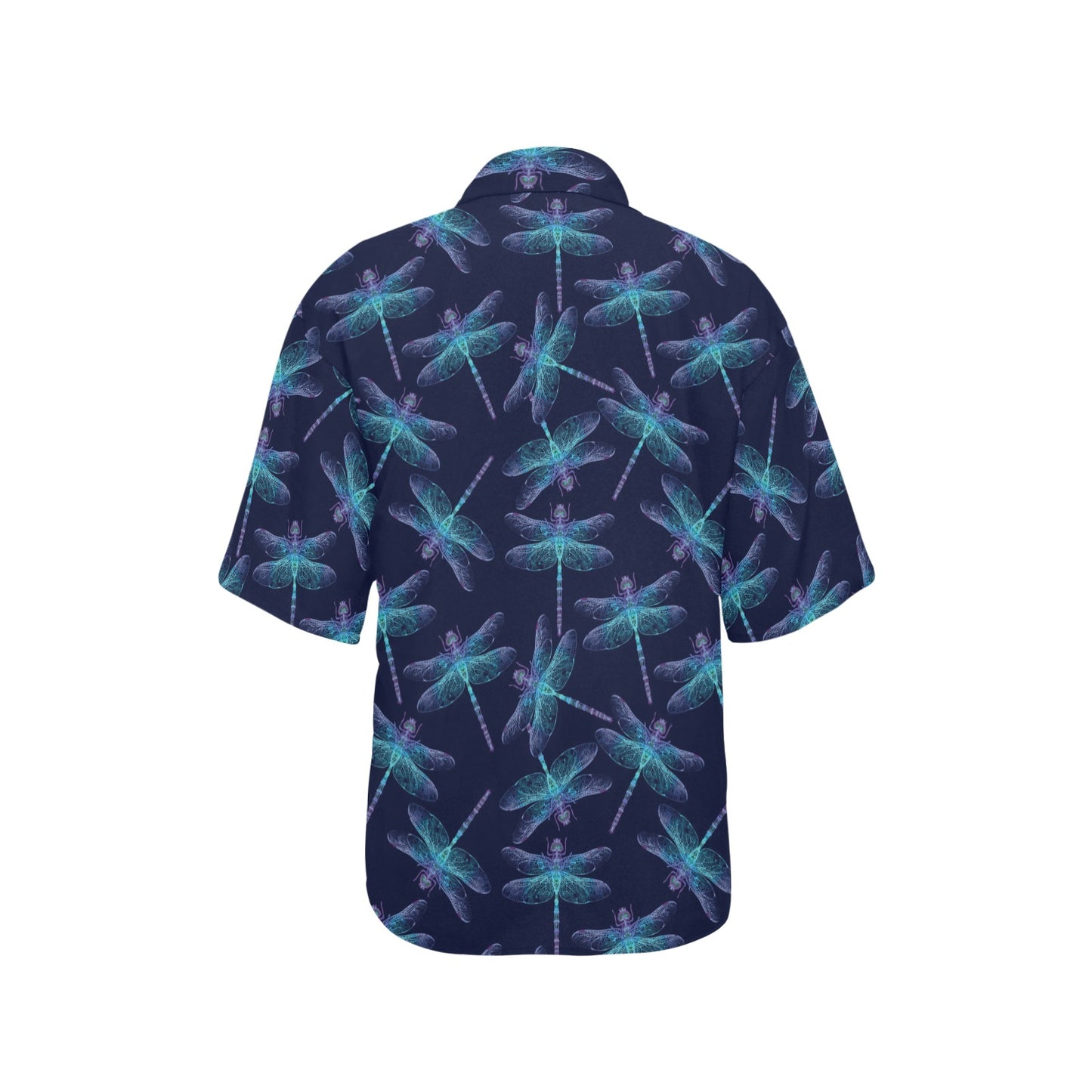 Dragonfly Hand Drawn Style Print Women's Hawaiian Shirt
