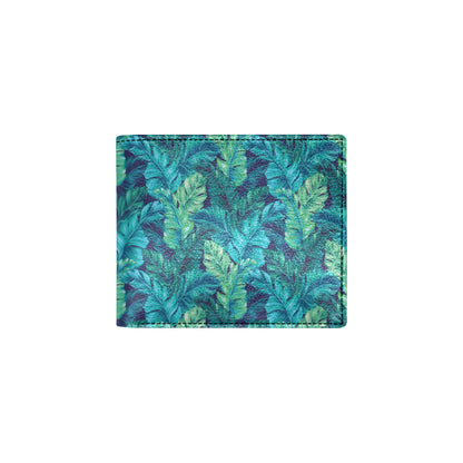 Banana Leaf Pattern Print Design 06 Men's ID Card Wallet