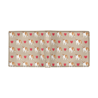 Bulldogs Pattern Print Design 02 Men's ID Card Wallet