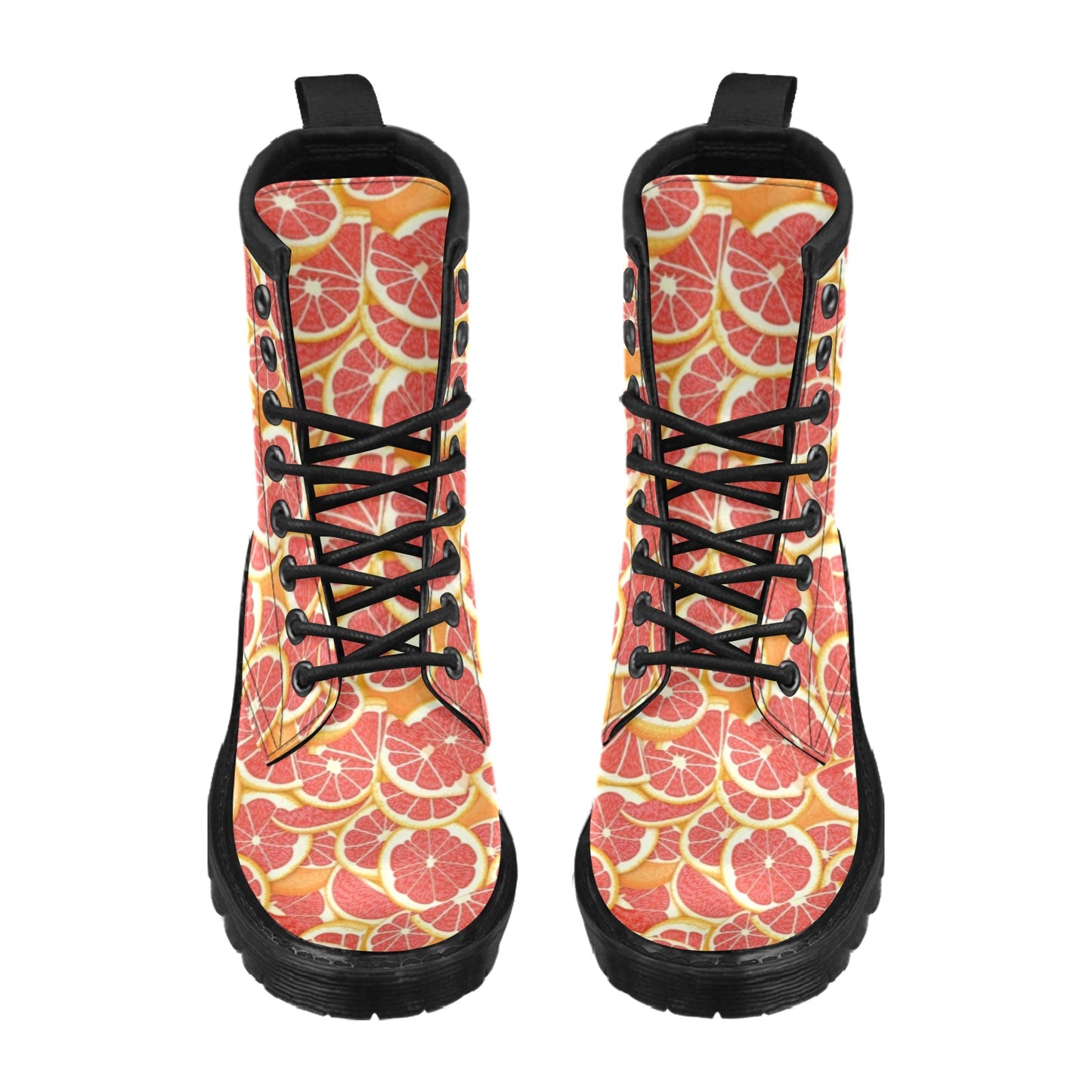 Grapefruit Pattern Print Design GF02 Women's Boots