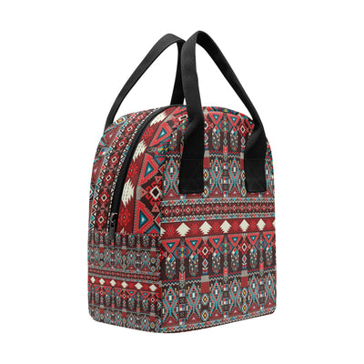 Tribal Aztec Indians native american Insulated Lunch Bag