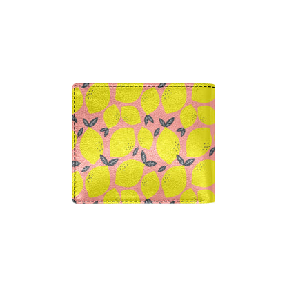 Lemon Pattern Print Design LM03 Men's ID Card Wallet