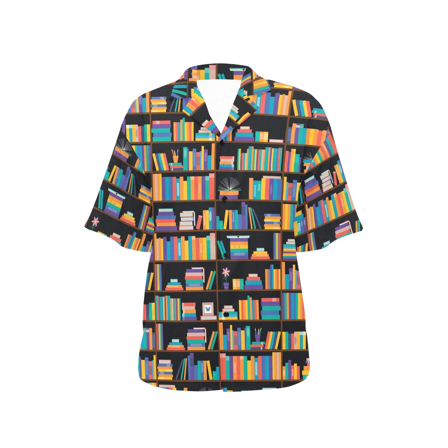 Book Pattern Print Design 05 Women's Hawaiian Shirt