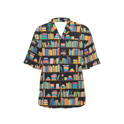 Book Pattern Print Design 05 Women's Hawaiian Shirt