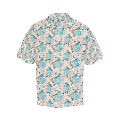 Bluebird Pattern Print Design 03 Men's Hawaiian Shirt