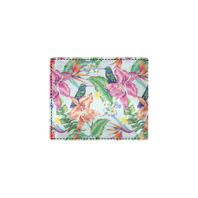 Hummingbird Tropical Pattern Print Design 05 Men's ID Card Wallet