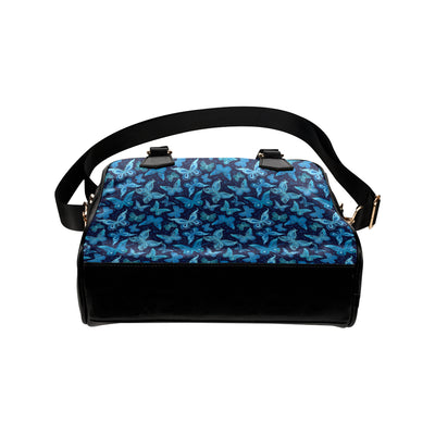 Butterfly Pattern Print Design 03 Shoulder Handbag