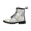 Gold Glitter Tropical Palm Leaves Women's Boots