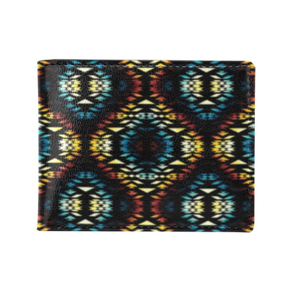Tribal Pattern Print Design LKS309 Men's ID Card Wallet