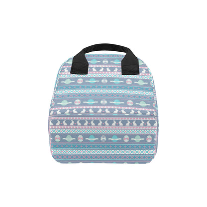 Easter Eggs Pattern Print Design RB013 Insulated Lunch Bag