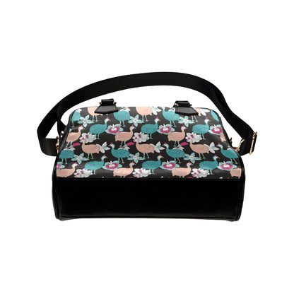 Guinea Fowl Pattern Print Design 03 Shoulder Handbag