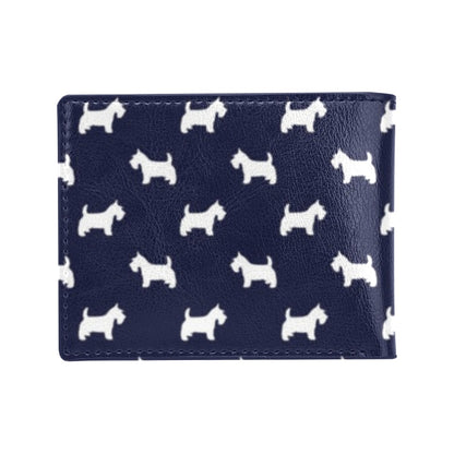 Scottish Terriers Print Design LKS3019 Men's ID Card Wallet