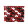 Moose Print Design LKS401 Men's ID Card Wallet