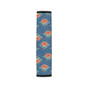 lotus Boho Pattern Print Design LO07 Car Seat Belt Cover