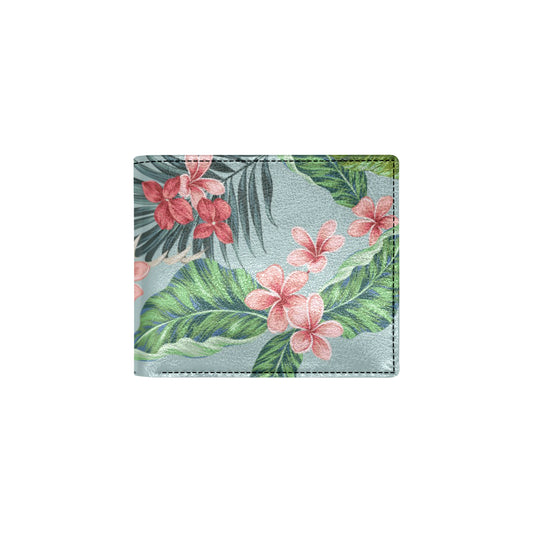 Plumeria Pattern Print Design PM027 Men's ID Card Wallet