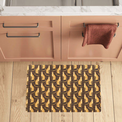 Cheetah Pattern Print Design 03 Kitchen Mat