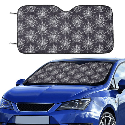 Spider Web Print Design LKS303 Car front Windshield Sun Shade