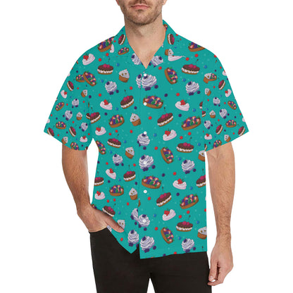Cake Pattern Print Design 07 Men's Hawaiian Shirt
