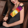 Vortex Twist Swirl Flame Themed Car Seat Belt Cover