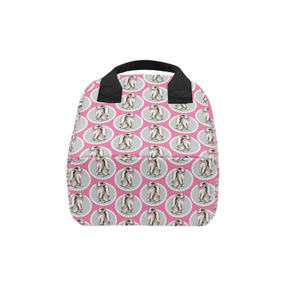 Rabbit Pattern Print Design RB019 Insulated Lunch Bag