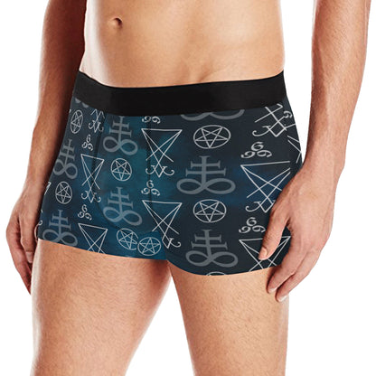 Pentagram Pattern Print Design A03 Men's Boxer Briefs