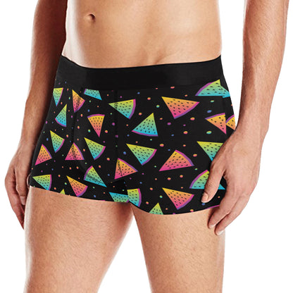 Rainbow Watermelon Pattern Print Design A04 Men's Boxer Briefs