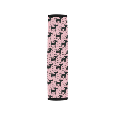 Chihuahua Pink Print Pattern Car Seat Belt Cover