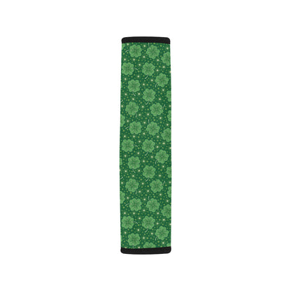 Shamrock Design Print Car Seat Belt Cover
