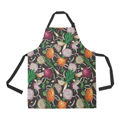Onion Pattern Print Design A03 Apron with Pocket