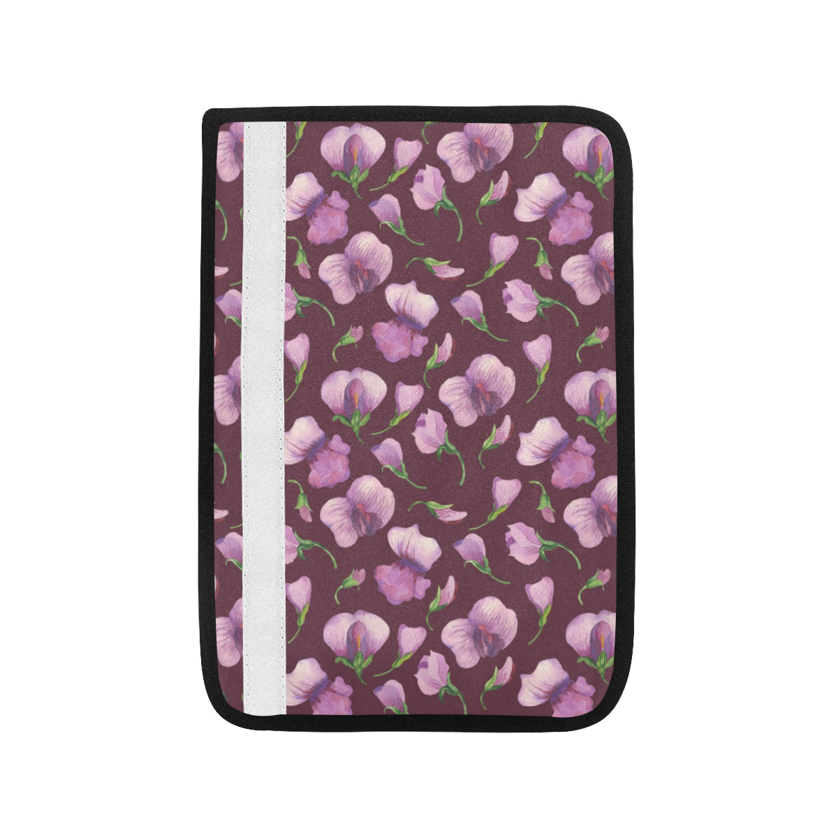 Peony Pattern Print Design PE010 Car Seat Belt Cover