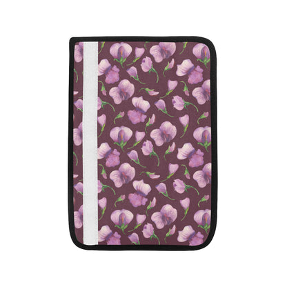 Peony Pattern Print Design PE010 Car Seat Belt Cover