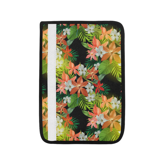 Amaryllis Pattern Print Design AL07 Car Seat Belt Cover