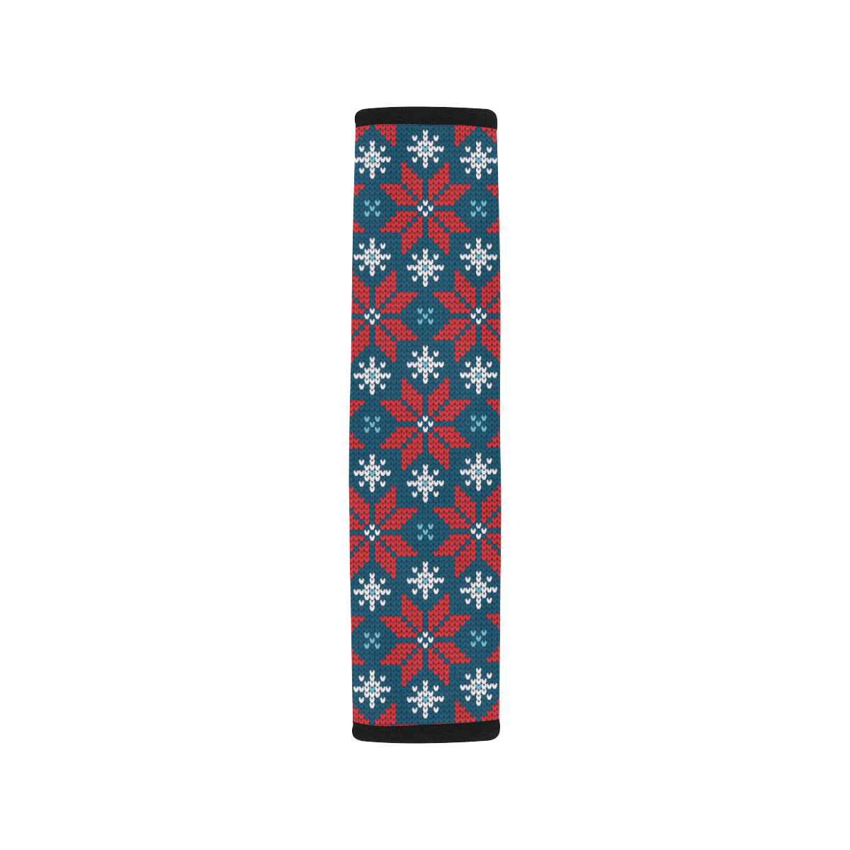 Poinsettia Pattern Print Design A02 Car Seat Belt Cover