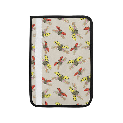 Ladybug Pattern Print Design 04 Car Seat Belt Cover