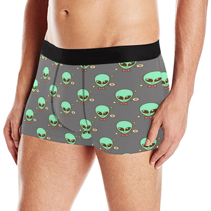 Alien Pattern Print Design 02 Men's Boxer Briefs