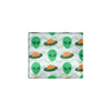 Alien UFO Pattern Print Design 04 Men's ID Card Wallet