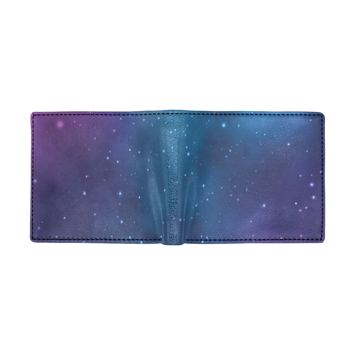 Nebula Pattern Print Design A01 Men's ID Card Wallet