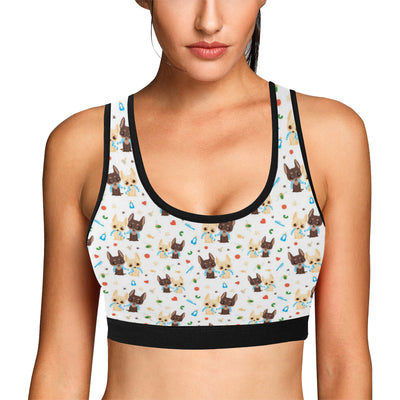 Chihuahua Pattern Print Design 06 Sports Bra