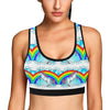 Unicorn Rainbow Sports Bra